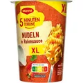 Maggi Fertiggericht 5 Minuten Terrine XL, Nudeln in Rahmsauce, je 83g, 8 Stück