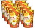 MAGGI 5 Minuten Terrine XL Nudeln in Rahmsauce, leckeres Fertiggericht mit Instant Nudeln, Pasta-Snack in cremig herzhafter Sauce, 8er Pack (8 x 83g)