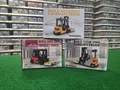 50 Stk Baustein Gabelstapler mit Firmenlogo Marketing-Set inkl Karton Anleitung