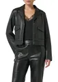 Comma Kurze Jacke in Lederoptik