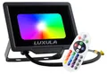 LUXULA RGB LED-Fluter LX400181, 20W, IP65, schwarz, mit Fernbedienung