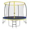 Zero Gravity Trampolin Outdoor Ø 183/244/305/366/427 cm, TÜV GS, Smartes Klappnetz für schnellen Auf- und Abbau, Outdoor Trampolin Komplett-Set inkl. Leiter, Aufbauvideo, Ultima 4