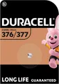 Uhrenbatterie 1 x Duracell 376/377 Code: SR626 1,5V Silver Oxide 1er Blister NEU