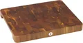 WMF Schneidebrett Akazie 1879984500 | Holz-Schneidebrett 40x32x4 cm | robuste Schnittfläche | rutschfest | braun