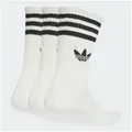 adidas Originals Socken 3-STREIFEN CREW SOCKEN 3ER-PACK (1-Paar) weiß 6.5 - 8