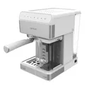 Cecotec Kaffemaschine Power Instant-ccino 20 Touch. 1350 W, Siebträger, 20 bar Druck, 1'4 L Wassertank, Thermoblock, Milchbehälter, Touch-Bedienung, Weiß