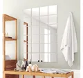 vidaXL Spiegel 48-tlg Spiegelfliesen-Set Quadratisch Glas