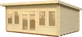 Palmako Gartenhaus Lisa, BxT: 578x447 cm, (Set), 19,4 m², mit Fußboden im Gartenhaus
