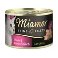 Miamor Dose Feine Filets Naturelle Thunfisch & Krebsfleisch 156 g  (Menge: 12 je
