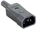 Bachmann 915.171 Kaltgerätestecker Typ 749, schwarz