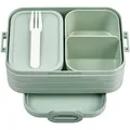 Mepal Lunchbox Bento Take a Break midi, Kunststoff, Brotdose mit Einsatz, Nordic sage, 900 ml