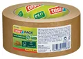 tesapack PAPER ecoLogo Verpackungsklebeband 50 mm x 50 m braun