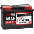 LANGZEIT Autobatterie 85Ah 12V 780AEN Starterbatterie +30% mehr Leistung ersetzt Batterie 74Ah 72Ah 75Ah 77Ah 80Ah