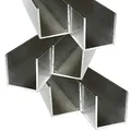 Alu U-Profil 35 x 35 x 35 x 2,0 mm Aluminium AlMgSi0,5 U-Stab Profil Aluprofil U-Stange (100 cm (2 Stck.))