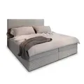 Masseno Boxbett, Greige, Holz, 180x200 cm, Schlafzimmer, Betten, Boxspringbetten