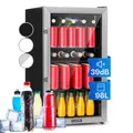 Kühlschrank 98 L Mini-Kühlschrank Getränke Flaschenkühlschrank Skincare Fridge