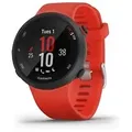 Garmin Forerunner 45 schwarz am Silikonarmband rot