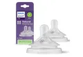 Philips AVENT Flaschensauger Natural Response SCY962/02, 2 Stück mit Anti-colic-Ventil, langsame Durchflussrate