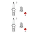 2x NGK 5122 Zündkerze für Mitsubishi Galant II Galant III Sapporo II Starion