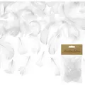 (466,67€/kg) Feder weiß rosa Dekoration Hochzeit Geschenkverpackung Parfüm NEU