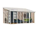 Palram - Canopia Aluminium Kaltwintergarten Sanremo Weiß 277x546x310 cm