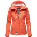 Marikoo Damen Softshelljacke – Kleine Zicke, warm mit Kapuze & Fleecefutter