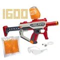 Nerf Pro Gelfire Mythic Blaster, 1600 hydrierte Gelfire Kugeln, Kugelmagazin für 800 Kugeln, mit Akku und Nerf Brille