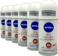 6x Nivea Dry comfort  - 72h Schutz Deo Roll-On  6x 50ml Deoroller