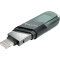 SANDISK iXpand Flash Drive Flip (64 GB, Micro USB-B, USB-A) (SDIX90N-064G-GN6NN)