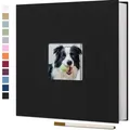 Selbstklebendes Leinen Fotoalbum 28x27cm mit 40 Seiten – Das  Geschenk