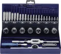Exact Eventus by 10711 Gewindeschneidsatz 32teilig HSS metrisch M3, M4, M5, M6, M8, M10, M12