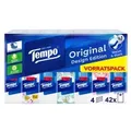 Tempo Taschentücher, samtig weich, 3 in 1 830318  , 1 Packung = 42 x 10 Tücher = 420 Tücher