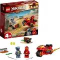 LEGO 71734 NINJAGO Kais Feuer-Bike, Motorrad Spielzeug Set mit Figuren, ab 4 Jahre