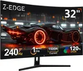 Z-Edge UG32P Gaming Monitor 32 Zoll Full HD 1920x1080 1500R HDMI DP NEU