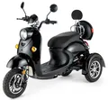 Seniorenmobil Dreirad Retro Roller Elektromobil 650W VELECO ZT63 SCHWARZ