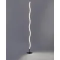 Just Light. LED-Stehleuchte Wave Stahl H: 120 cm