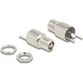Delock Steckverbinder DC 5,5 x 2,5 mm Buchse zum Einbau Lötv (90171)
