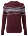 Sherpa Wollpullover Sherpa Damen Dumji Rundhalspullover