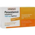 PARACETAMOL-ratiopharm 1.000 mg Zäpfchen 10 St. PZN 03953611