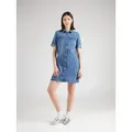 ONLY Blusenkleid ONLLisa (1-tlg) Plain/ohne Details blau M (38)