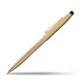 Cross Century II Kugelschreiber (Strichstäke M, Schreibfarbe: schwarz, inkl. Premium Geschenkbox) 23-Karat Walzgold