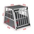 Aluminium Transportbox Hundetransportbox Hunde Autotransportbox Katzen Reise Box