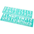 LINEX Buchstabenschablonen-Set grün