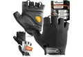Valkental Fahrradhandschuhe Fingerlose Radhandschuhe für Herren & Damen Gepolstert rutschfest, weich & atmungsaktiv