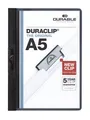 DURABLE Hefter Durable Klemm-Mappe A5 sw 30Blatt DURACLIP transp.Deckblatt