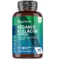 Kollagen - Vegan Kapseln - Vitamin C & Zink - Hagebutte - für Knochen Haut Haar