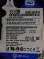 Western Digital 320 GB WD3200BPVT-00JJ5T0 DCM:HHMTJAK | 07JUL2013