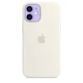 Original Offizielles Apple iPhone 12 Mini Silikon Case Mit Magsafe - Weiß - Neu