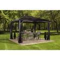 SOJAG Pavillon "Verona", rechteckig, BxHxT: 423 x 261 x 298 cm - grau