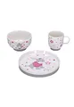 Sterntaler Baby Mädchen Kindergeschirr Set Porzellan-Geschirr-Set 3-teilig Emmi Girl - Frühstücksset, Babygeschirr - weiß